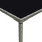 vidaXL - Tuinbartafel - 70x70x110 - cm - poly - rattan - en - glas - grijs