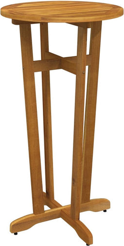 vidaXL - Tuinbartafel - Ø - 60x105 - cm - massief - acaciahout