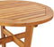 vidaXL - Tuinbartafel - Ø - 60x105 - cm - massief - acaciahout
