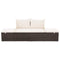 vidaXL - Tuinbed - 195x60 - cm - poly - rattan - bruin