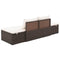 vidaXL - Tuinbed - 195x60 - cm - poly - rattan - bruin