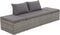 vidaXL - Tuinbed - 195x60 - cm - poly - rattan - grijs