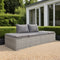 vidaXL - Tuinbed - 195x60 - cm - poly - rattan - grijs