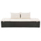 vidaXL - Tuinbed - 195x60 - cm - poly - rattan - zwart