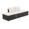 vidaXL - Tuinbed - 195x60 - cm - poly - rattan - zwart