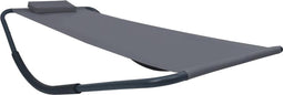 vidaXL - Tuinbed - 200x90 - cm - staal - grijs