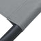 vidaXL - Tuinbed - 200x90 - cm - staal - grijs