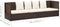vidaXL - Tuinbed - met - kussens - poly - rattan - bruin