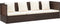 vidaXL - Tuinbed - met - kussens - poly - rattan - bruin