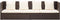 vidaXL - Tuinbed - met - kussens - poly - rattan - bruin
