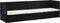 vidaXL - Tuinbed - met - kussens - poly - rattan - zwart