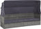 vidaXL - Tuinbed - met - luifel - 205x62 - cm - poly - rattan - grijs