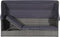 vidaXL - Tuinbed - met - luifel - 205x62 - cm - poly - rattan - grijs