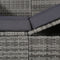 vidaXL - Tuinbed - met - luifel - 205x62 - cm - poly - rattan - grijs
