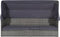 vidaXL - Tuinbed - met - luifel - 205x62 - cm - poly - rattan - grijs