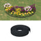 vidaXL - Tuinbegrenzing - 10 - m - 10 - cm - polyetheen - zwart