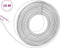 vidaXL - Tuinbegrenzing - 10 - m - 10 - cm - polyetheen - zwart