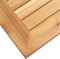 vidaXL Tuinbijzettafel 45x45x38 cm massief acaciahout roestvrij staal