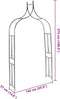 vidaXL-Tuinboog-120x38x258-cm-ijzer-donkergroen