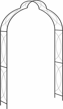 vidaXL-Tuinboog-150x34x240-cm-ijzer-zwart
