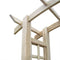vidaXL - Tuinboog - 150x60x210 - cm - hout