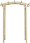 vidaXL - Tuinboog - 150x60x210 - cm - hout