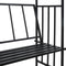 vidaXL-Tuinboog-met-bank-128x50x207-cm-ijzer-zwart