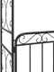 vidaXL-Tuinboog-met-poort-108x45x235-cm-staal-zwart