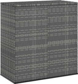 vidaXL - Tuinbox - 100x49x103,5 - cm - polyetheen - rattan - grijs