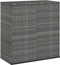 vidaXL - Tuinbox - 100x49x103,5 - cm - polyetheen - rattan - grijs
