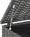 vidaXL - Tuinbox - 100x49x103,5 - cm - polyetheen - rattan - grijs