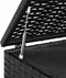 vidaXL - Tuinbox - 100x49x103,5 - cm - polyetheen - rattan - zwart