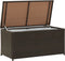 vidaXL - Tuinbox - 100x50x50 - cm - poly - rattan - bruin