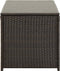 vidaXL - Tuinbox - 100x50x50 - cm - poly - rattan - bruin