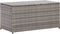 vidaXL - Tuinbox - 100x50x50 - cm - poly - rattan - grijs