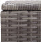 vidaXL - Tuinbox - 100x50x50 - cm - poly - rattan - grijs