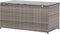 vidaXL - Tuinbox - 100x50x50 - cm - poly - rattan - grijs
