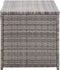 vidaXL - Tuinbox - 100x50x50 - cm - poly - rattan - grijs