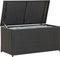 vidaXL - Tuinbox - 100x50x50 - cm - poly - rattan - zwart