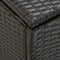 vidaXL - Tuinbox - 100x50x50 - cm - poly - rattan - zwart