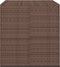 vidaXL - Tuinbox - 100x97,5x104 - cm - polyetheen - rattan - bruin