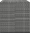 vidaXL - Tuinbox - 100x97,5x104 - cm - polyetheen - rattan - grijs