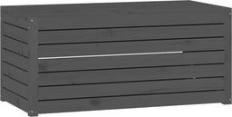 vidaXL - Tuinbox - 101x50,5x46,5 - cm - massief - grenenhout - grijs