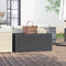 vidaXL - Tuinbox - 101x50,5x46,5 - cm - massief - grenenhout - grijs