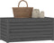 vidaXL - Tuinbox - 101x50,5x46,5 - cm - massief - grenenhout - grijs
