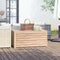vidaXL - Tuinbox - 101x50,5x46,5 - cm - massief - grenenhout