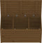 vidaXL - Tuinbox - 101x50,5x46,5 - cm - massief - grenenhout - honingbruin