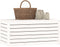 vidaXL - Tuinbox - 101x50,5x46,5 - cm - massief - grenenhout - wit