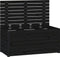 vidaXL - Tuinbox - 101x50,5x46,5 - cm - massief - grenenhout - zwart