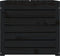 vidaXL - Tuinbox - 101x50,5x46,5 - cm - massief - grenenhout - zwart